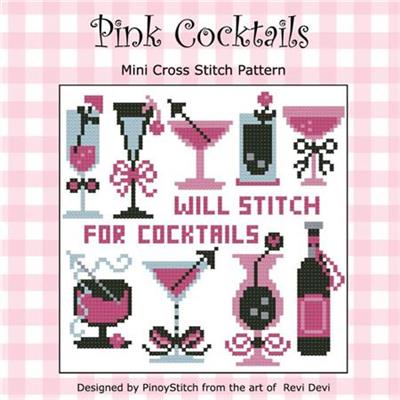 (image for) Pink Cocktails Will Stitch for Cocktail